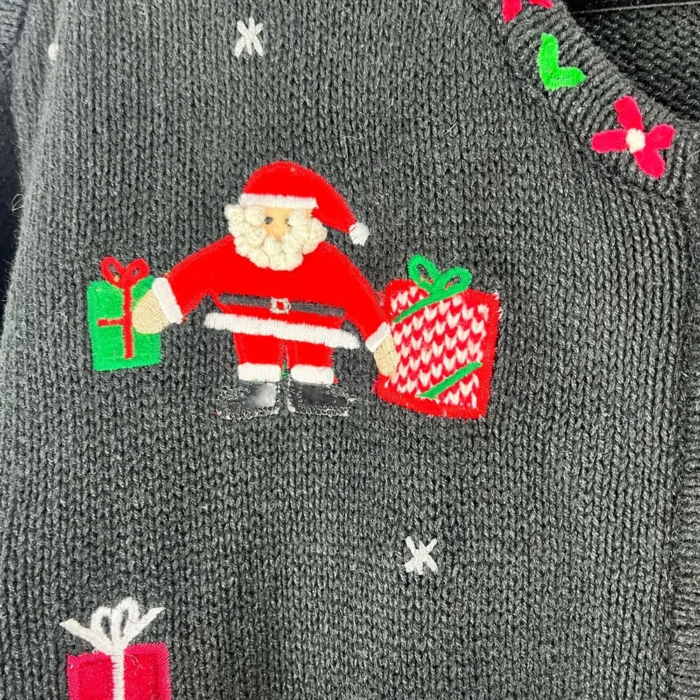 VINTAGE Y2K Embroidered Sweater Cardigan